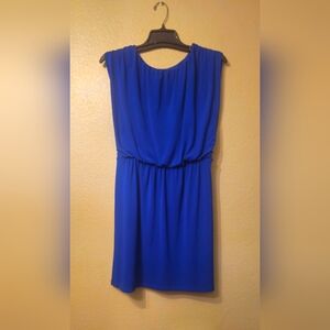 Elegant Blue Sleeveless Dress      Size 10
